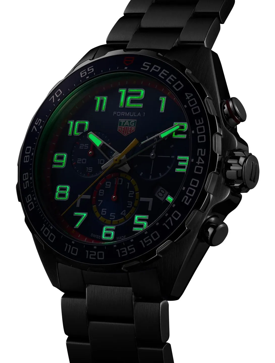 Special Edition TAG Heuer Formula 1 x Red Bull Racing Chronograph Stainless Steel Blue Dial Date Divers Quartz Mens Watch CAZ101AL.BA0842
