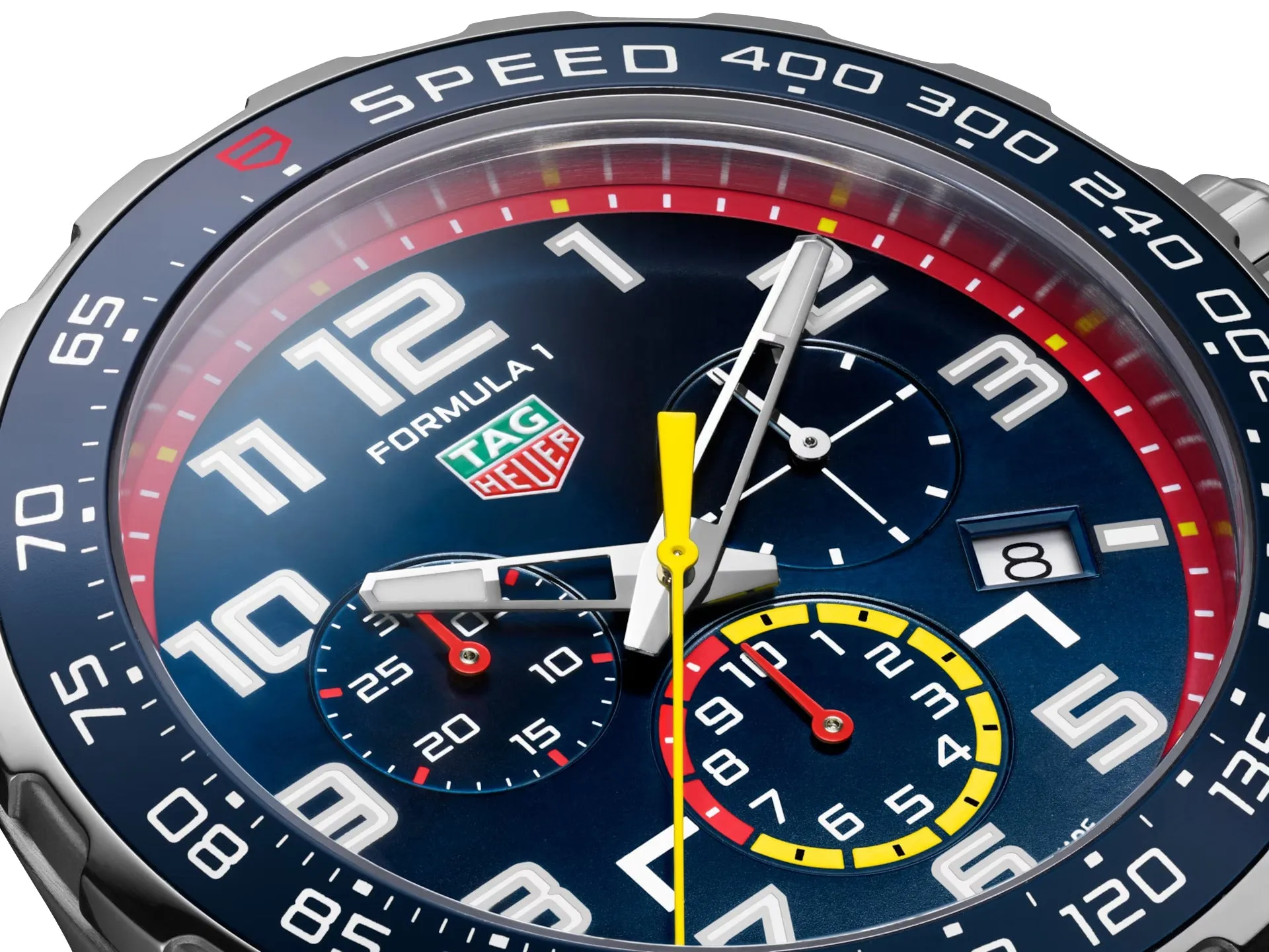 Special Edition TAG Heuer Formula 1 x Red Bull Racing Chronograph Stainless Steel Blue Dial Date Divers Quartz Mens Watch CAZ101AL.BA0842