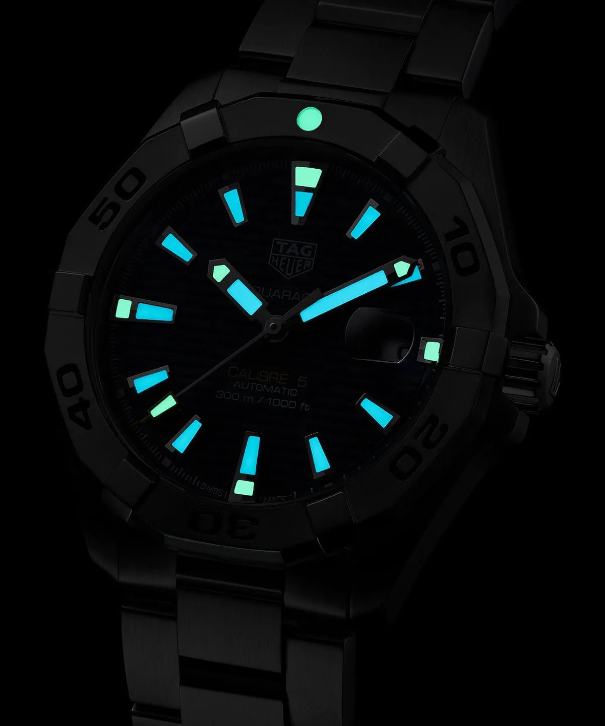TAG Heuer Aquaracer Automatic Stainless Steel Blue Dial Date Divers Mens Watch WBD2112.BA0928