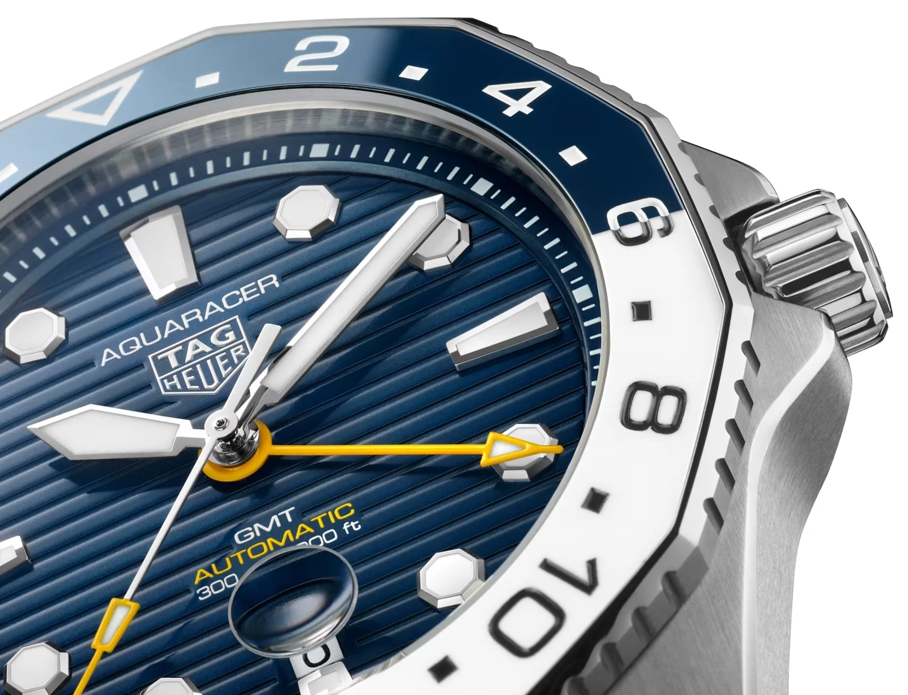 TAG Heuer Aquaracer Professional 300 GMT Automatic Stainless Steel Blue Dial Date Divers Mens Watch WBP2010.BA0632
