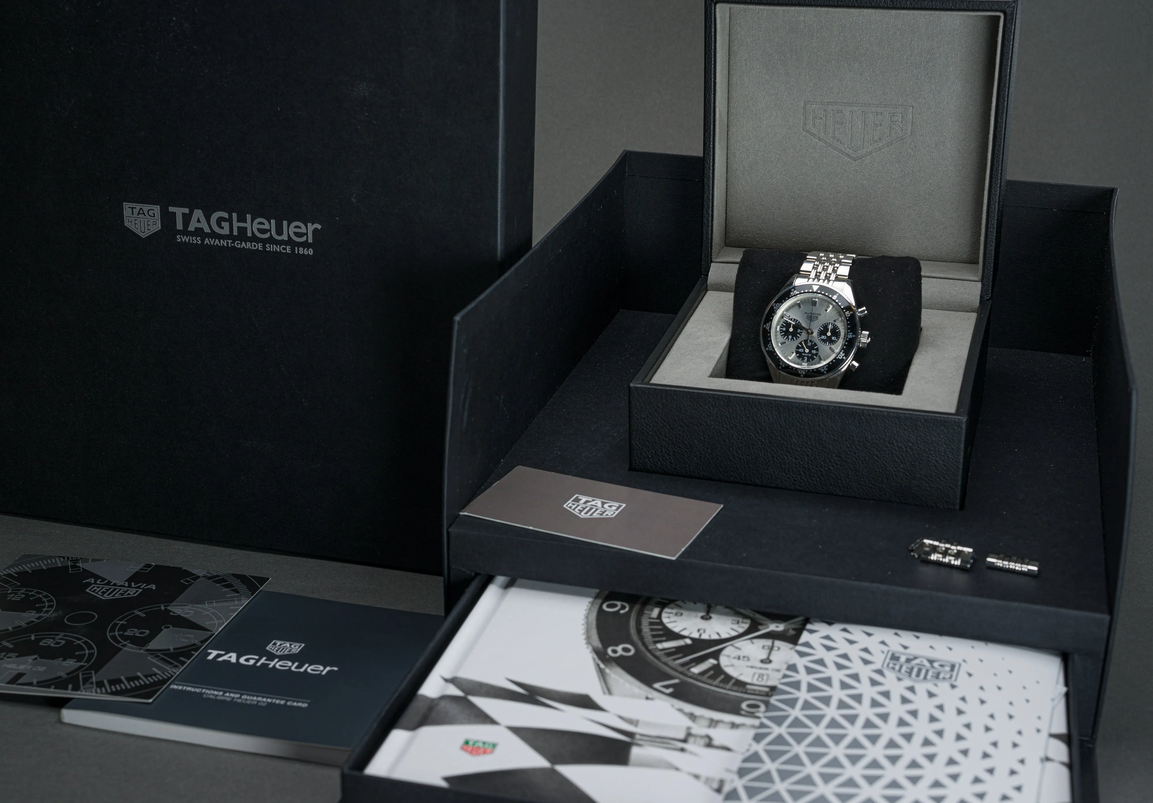 TAG HEUER Autavia Jack Heuer 85th Birthday Edition 1523/1932 Full Set