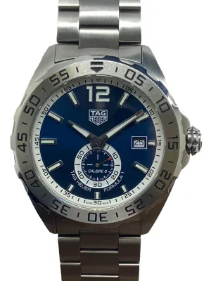 TAG Heuer Formula 1 Calibre 6 WAZ2014 Blue Dial Automatic Men's Watch
