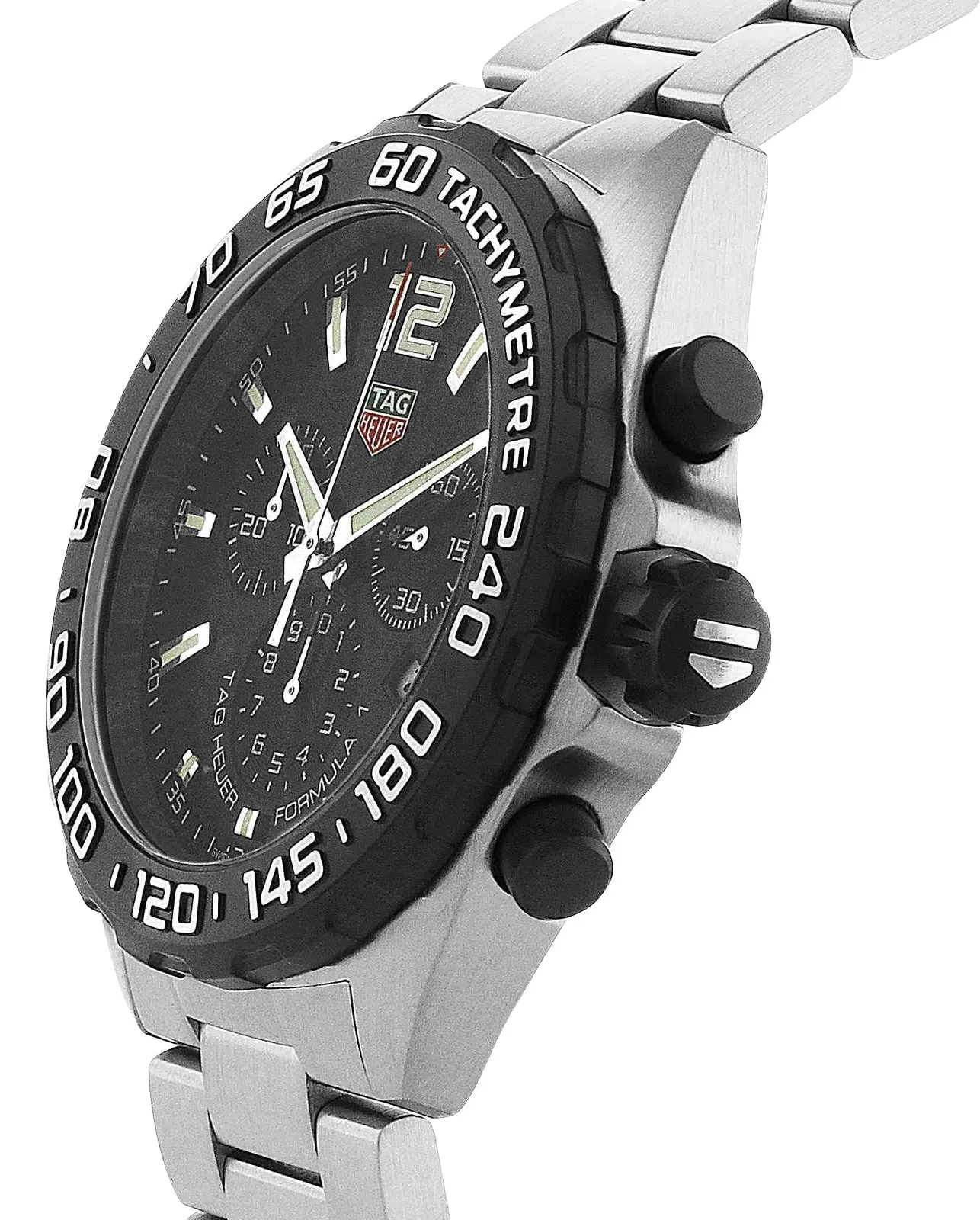 TAG Heuer Formula 1 Chronograph Stainless Steel Black Dial Date Divers Quartz Mens Watch CAZ1010.BA0842