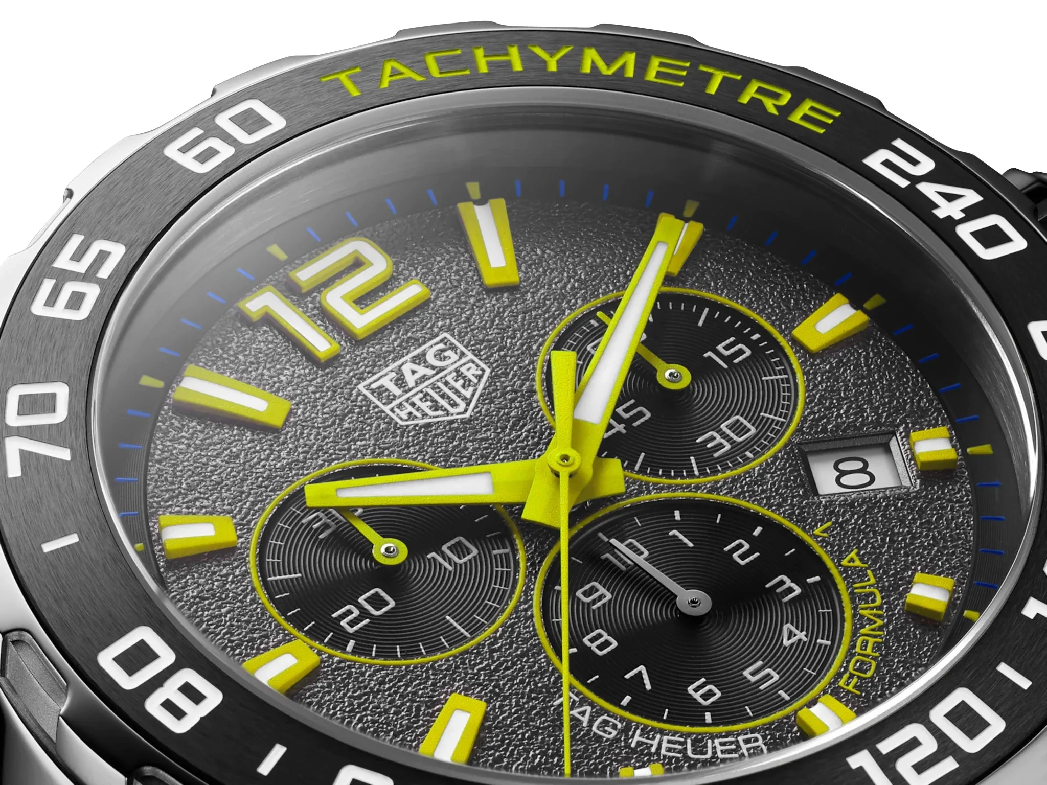 TAG Heuer Formula 1 Chronograph Stainless Steel Gray Dial Date Divers Quartz Mens Watch CAZ101AG.BA0842