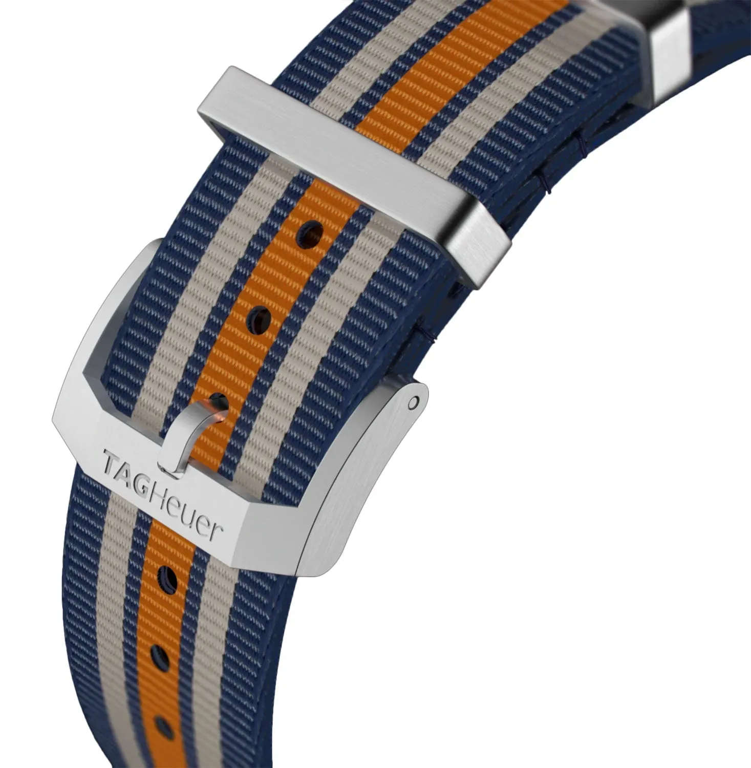 TAG Heuer Formula 1 Chronograph Stainless Steel Nato Strap Blue Dial Date Divers Quartz Mens Watch CAZ1014.FC8196