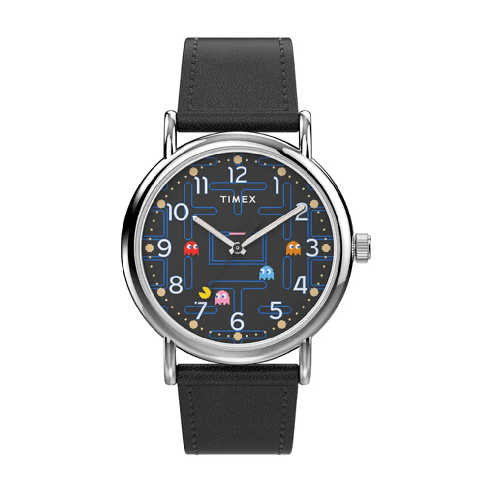 Timex Weekender x PAC-MAN™ 3-Hand 38mm Leather Band