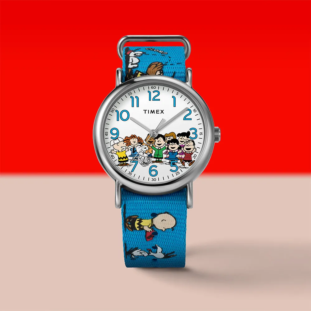 Timex Weekender x Peanuts Gang'S All Here 3-Hand 38mm Fabric Band