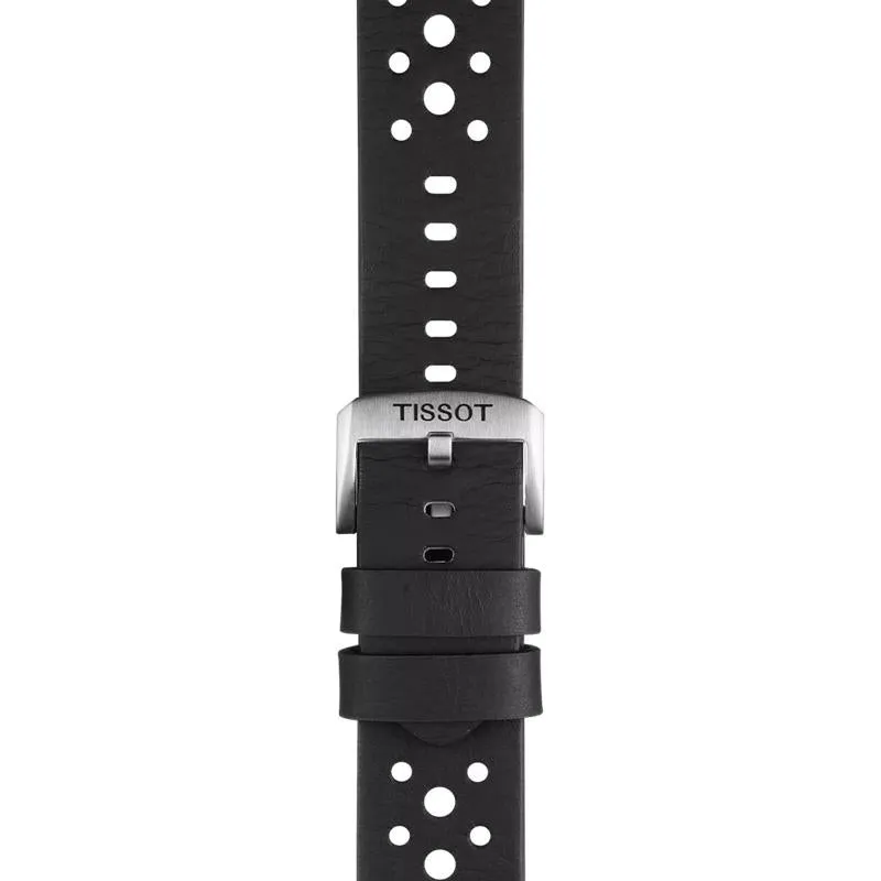 Tissot Official Black Leather Strap Lugs 22mm