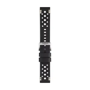 Tissot Official Black Leather Strap Lugs 22mm