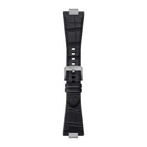 Tissot Official Black PRX Leather Strap with Steel Endpiece