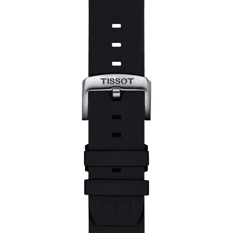 Tissot Official Black Silicone Strap Lugs 22mm