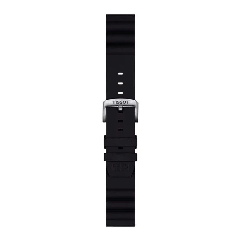 Tissot Official Black Silicone Strap Lugs 22mm