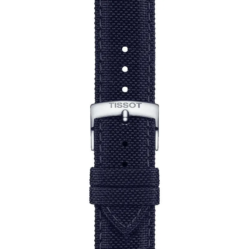 Tissot Official Blue Fabric Strap Lugs 21mm
