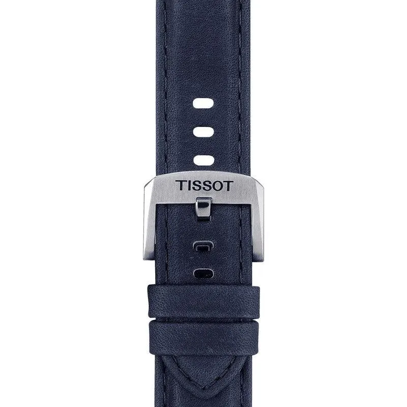 Tissot Official Blue Leather Strap Lugs 20mm