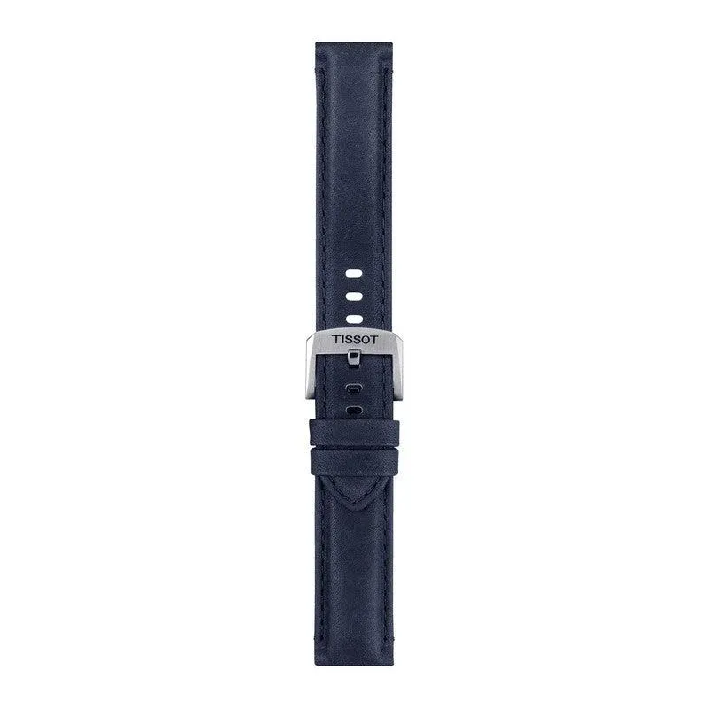 Tissot Official Blue Leather Strap Lugs 20mm