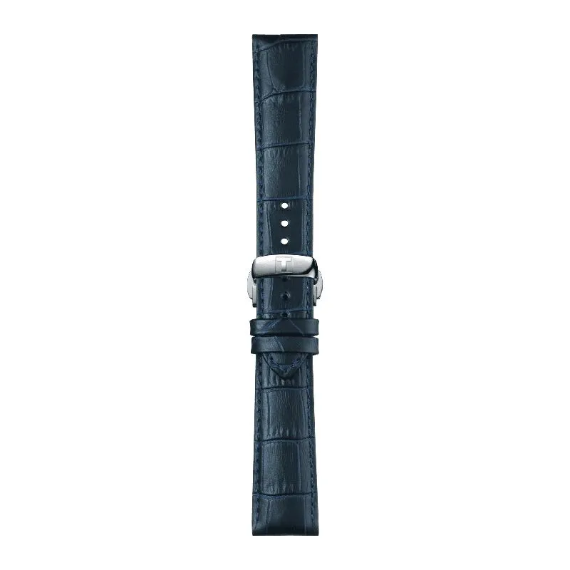 Tissot Official Blue Leather Strap Lugs 21mm