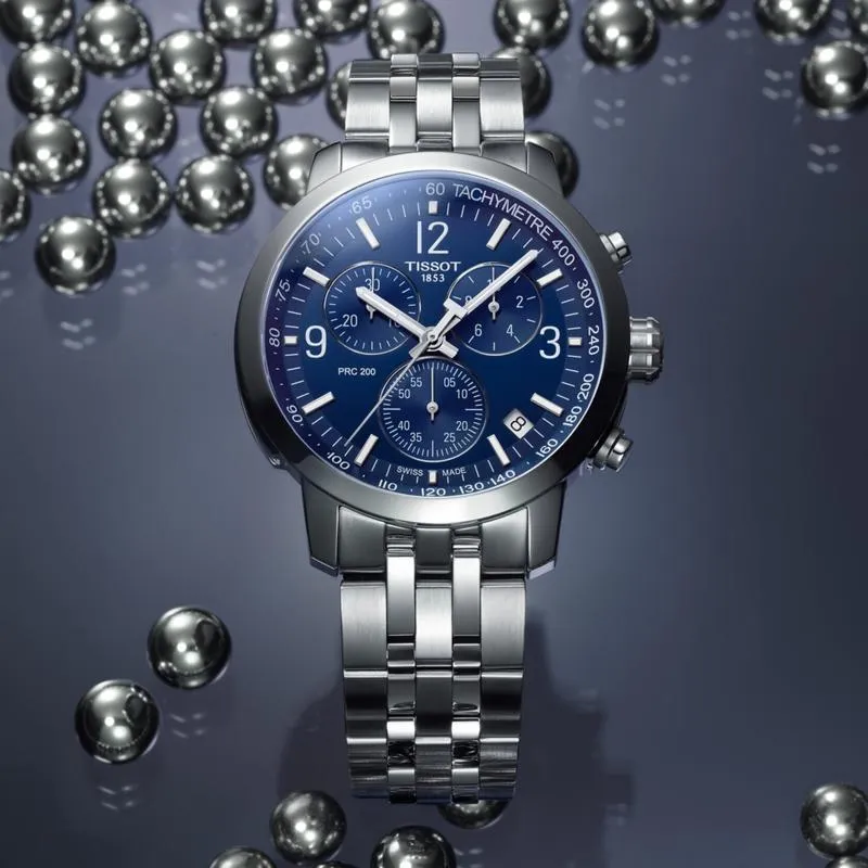 Tissot PRC 200 Chronograph Watch T114.417.11.047.00