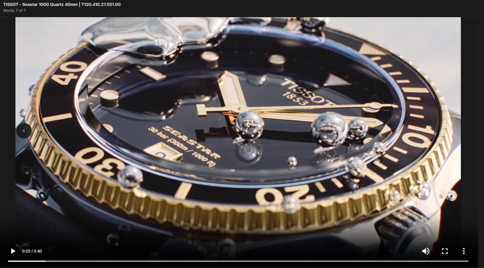 TISSOT - Seastar 1000 Quartz 40mm | T120.410.11.041.00