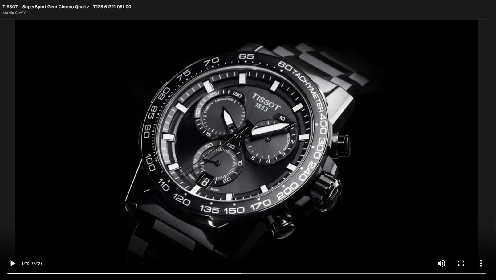 TISSOT - SuperSport Chrono Quartz | T125.617.21.051.00