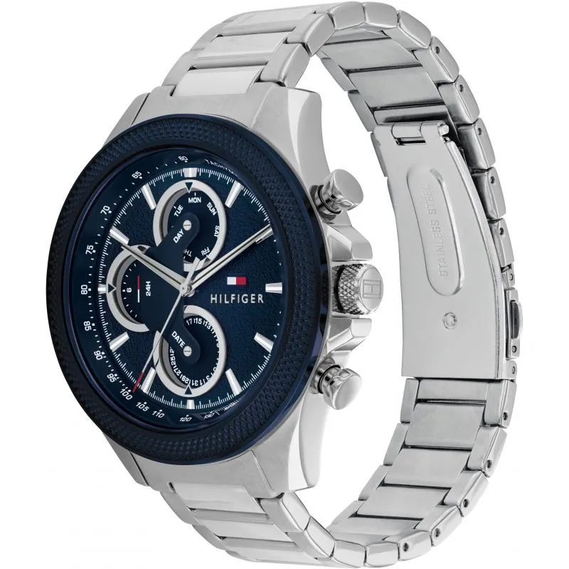 Tommy Hilfiger Mens Stainless Steel Day Date Watch 1792080