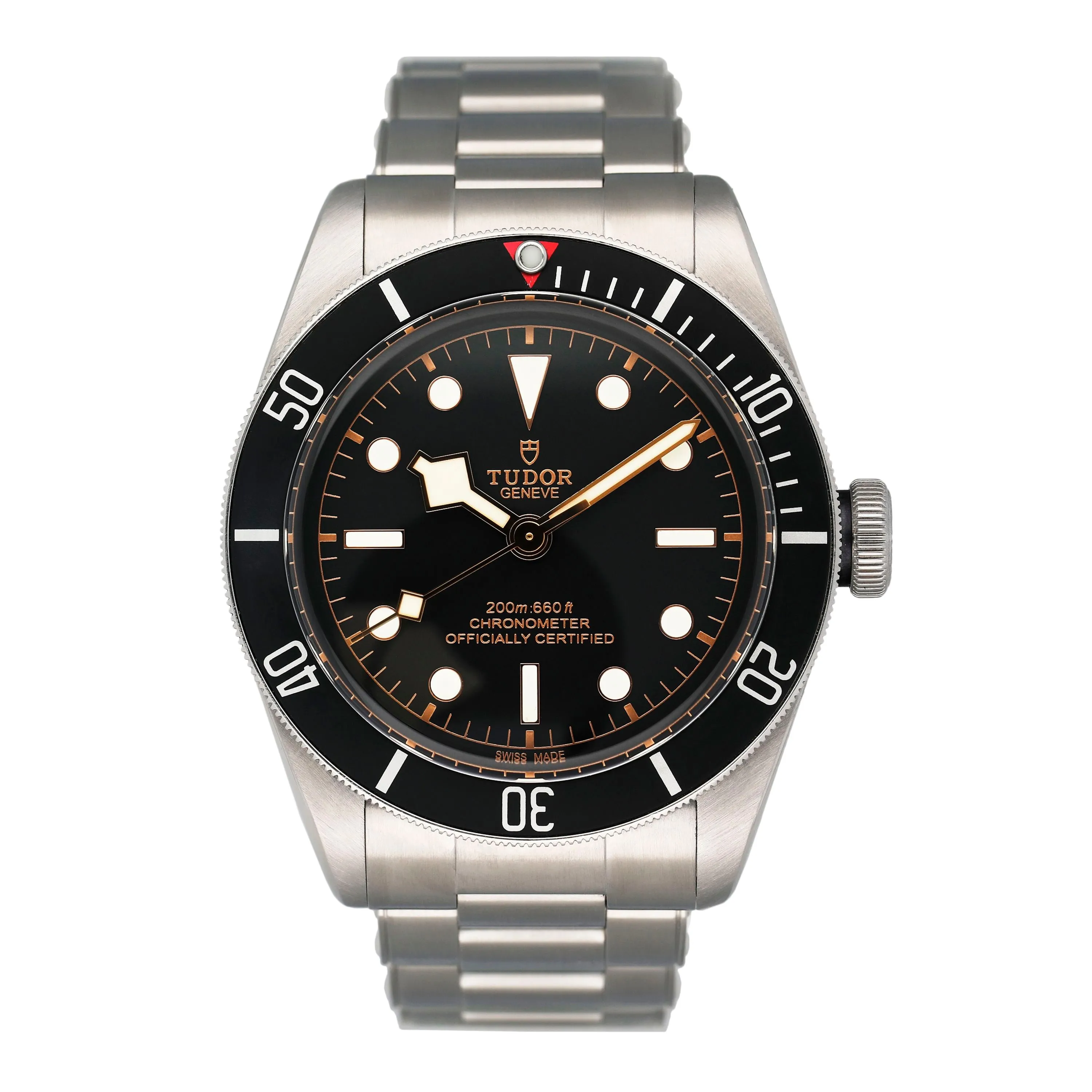 Tudor Black Bay 79230N GMT Black Dial Mens Watch Box Papers