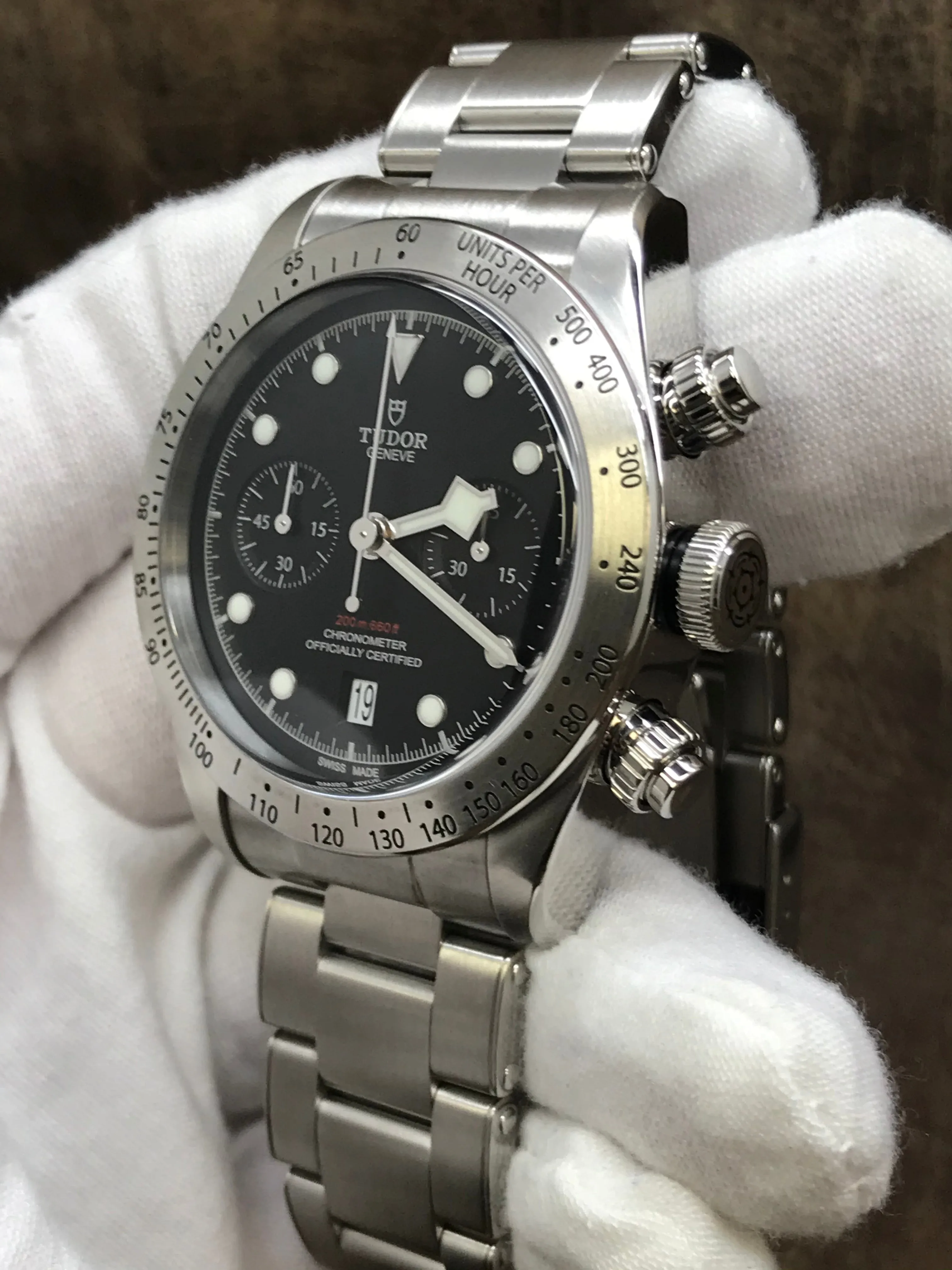 Tudor Black Bay Chrono 79350 Black Dial Automatic Men's Watch