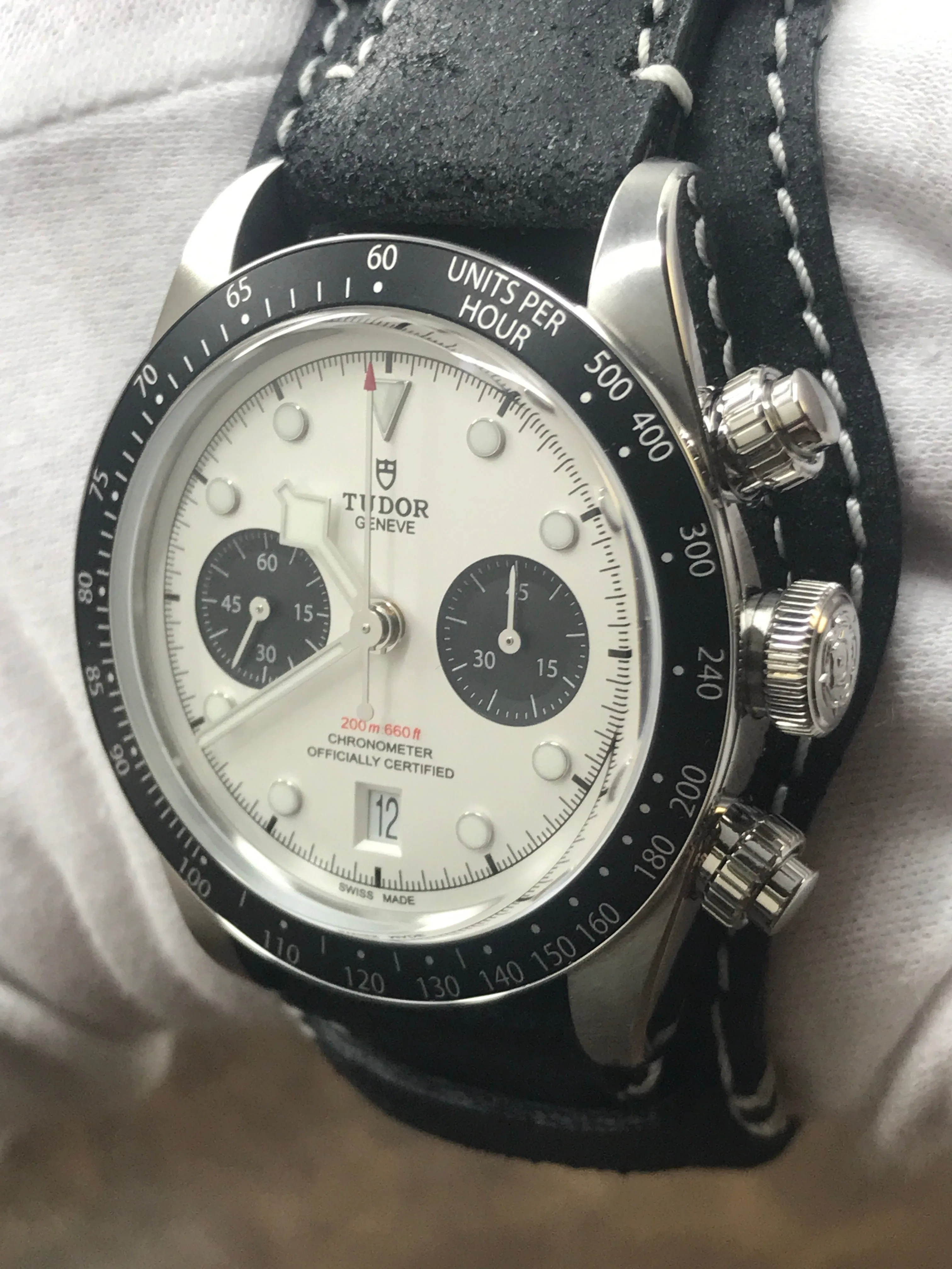 Tudor Black Bay Chrono 79360N White Panda Dial Automatic Men's Watch