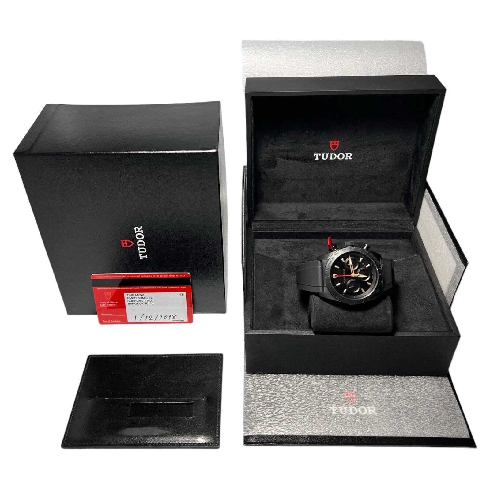 Tudor Fastrider Black Shield Automatic 42mm Black Dial 42000CN Box & Papers