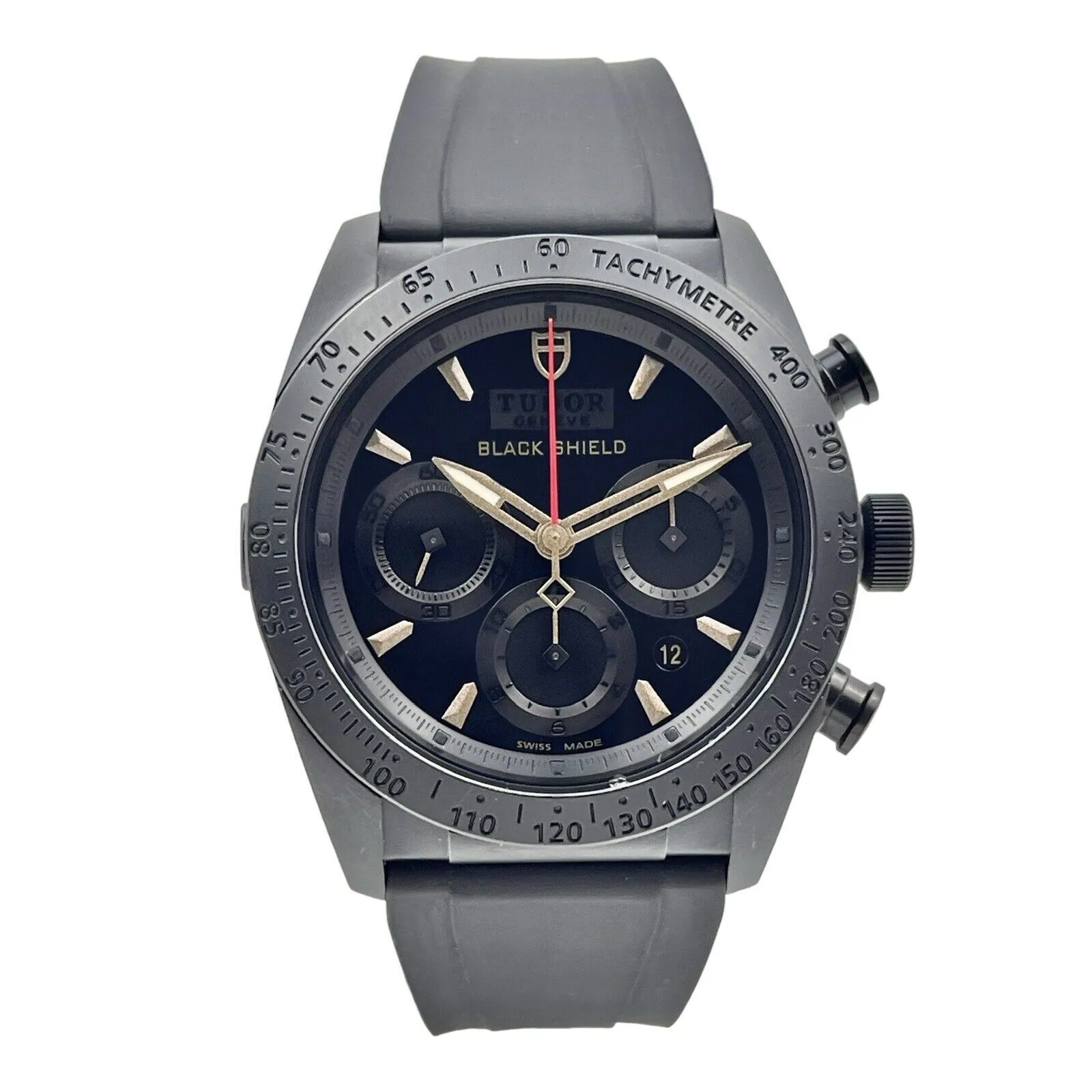 Tudor Fastrider Black Shield Automatic 42mm Black Dial 42000CN Box & Papers