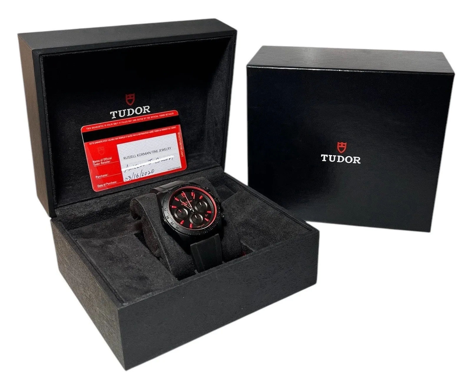Tudor Fastrider Black Shield Ceramic Black Dial 42mm Automatic Mens Watch 42000C