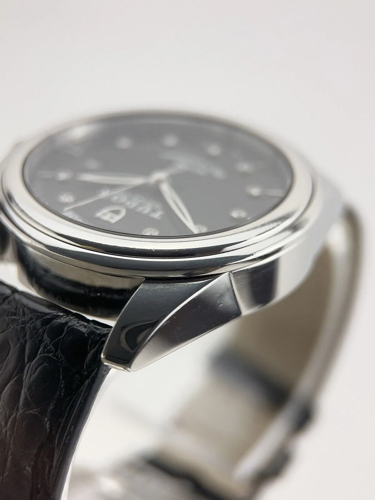 Tudor Glamour Date Day Steel Black Dial 39mm Automatic Men’s Watch 56000