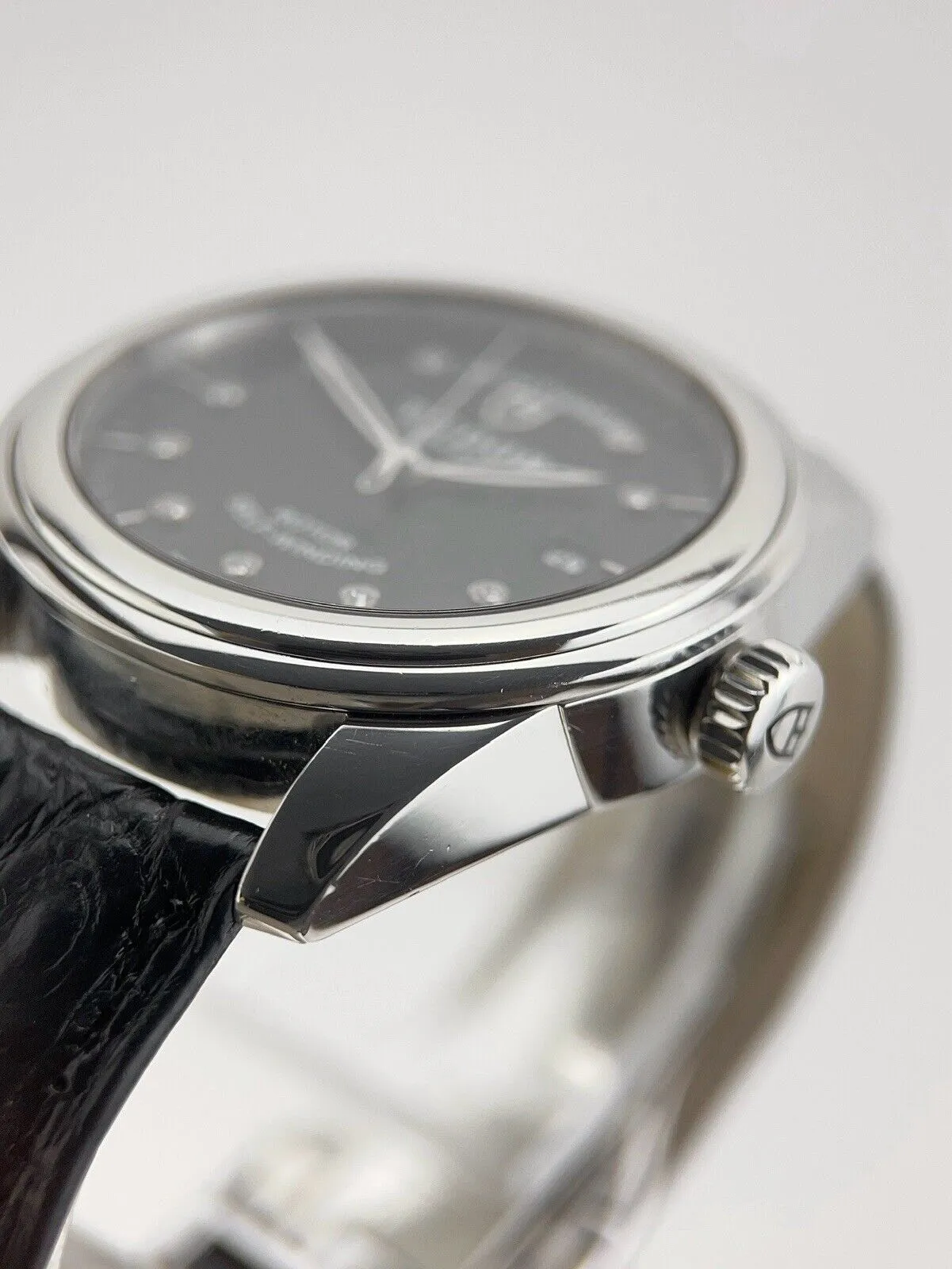 Tudor Glamour Date Day Steel Black Dial 39mm Automatic Men’s Watch 56000
