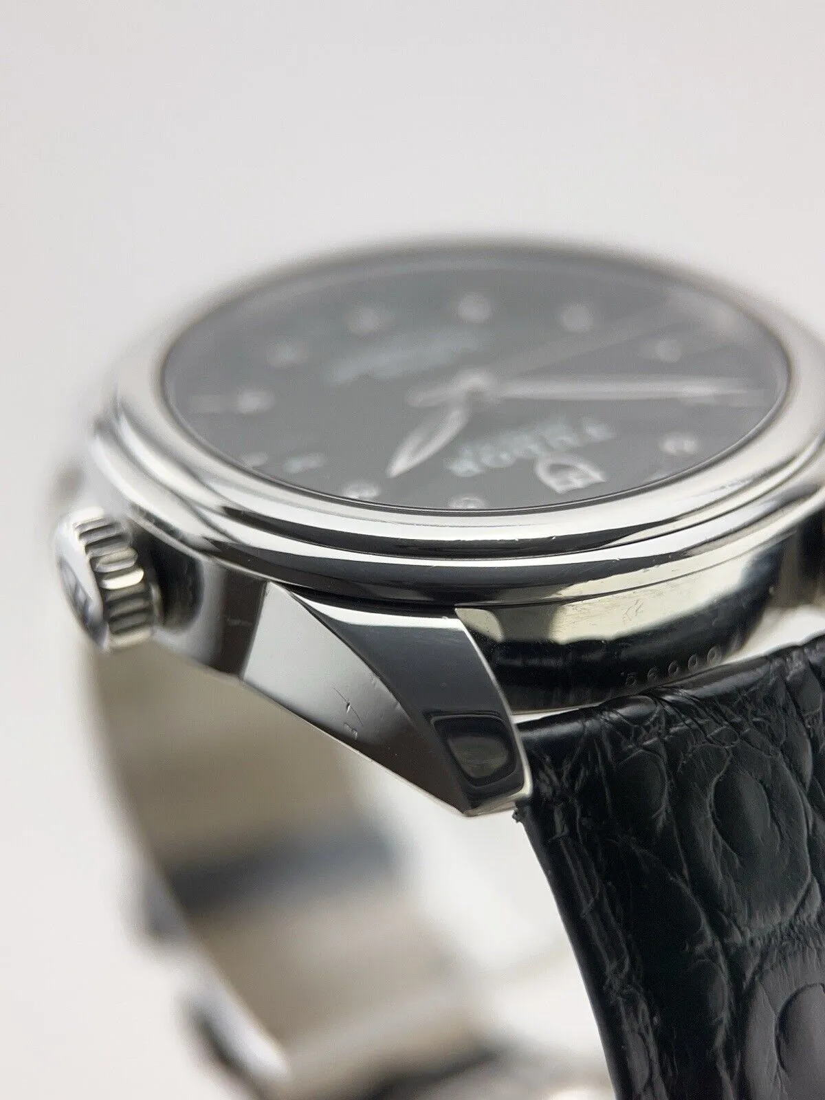 Tudor Glamour Date Day Steel Black Dial 39mm Automatic Men’s Watch 56000