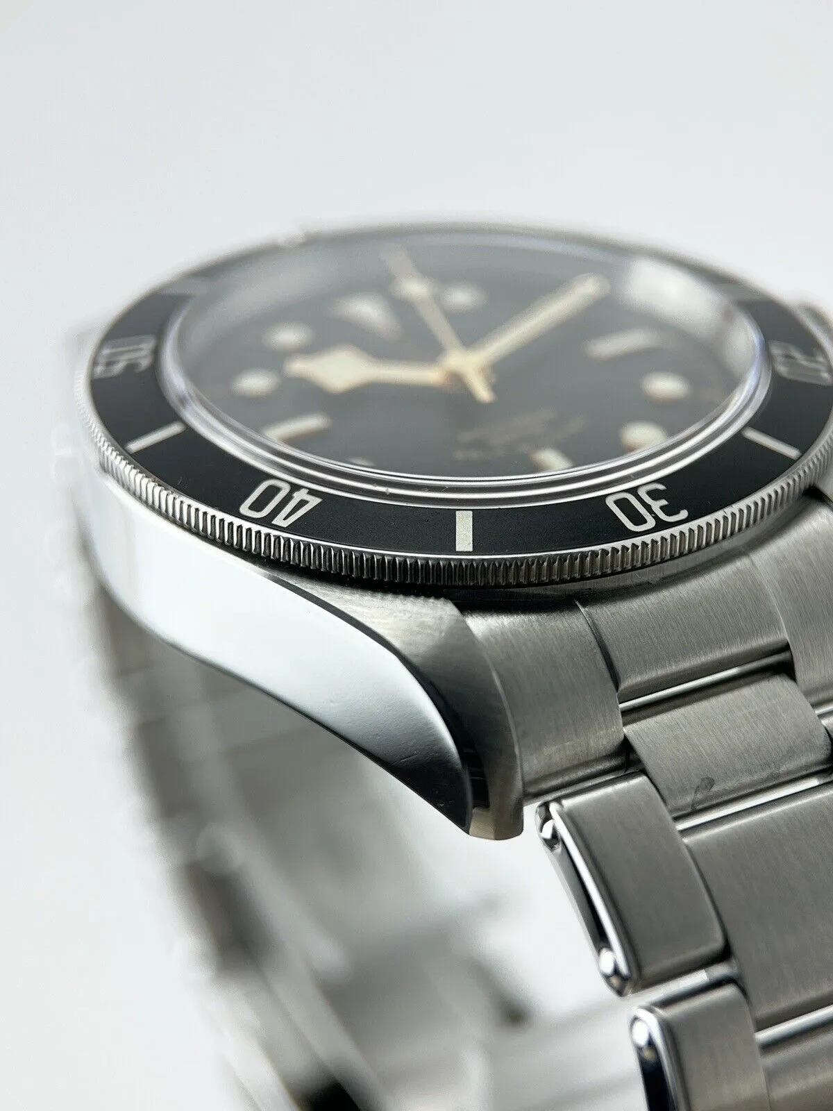 Tudor Heritage Black Bay 79220N Men's Watch Automatic 41mm Black Smiley Dial B&P