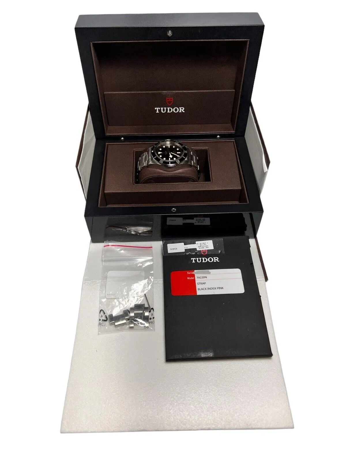 Tudor Heritage Black Bay 79220N Men's Watch Automatic 41mm Black Smiley Dial B&P