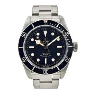 Tudor Heritage Black Bay 79220N Men's Watch Automatic 41mm Black Smiley Dial B&P