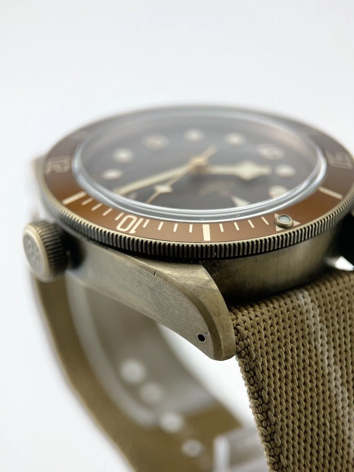 TUDOR Heritage Black Bay 79250B Bronze Brown Dial Automatic Men's Watch B&P