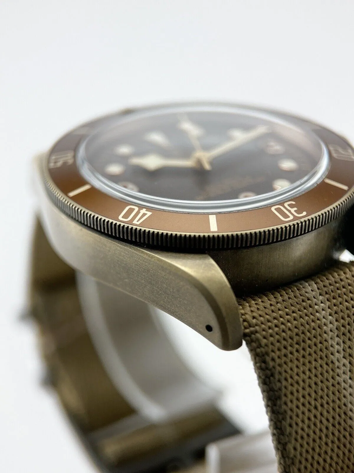 TUDOR Heritage Black Bay 79250B Bronze Brown Dial Automatic Men's Watch B&P