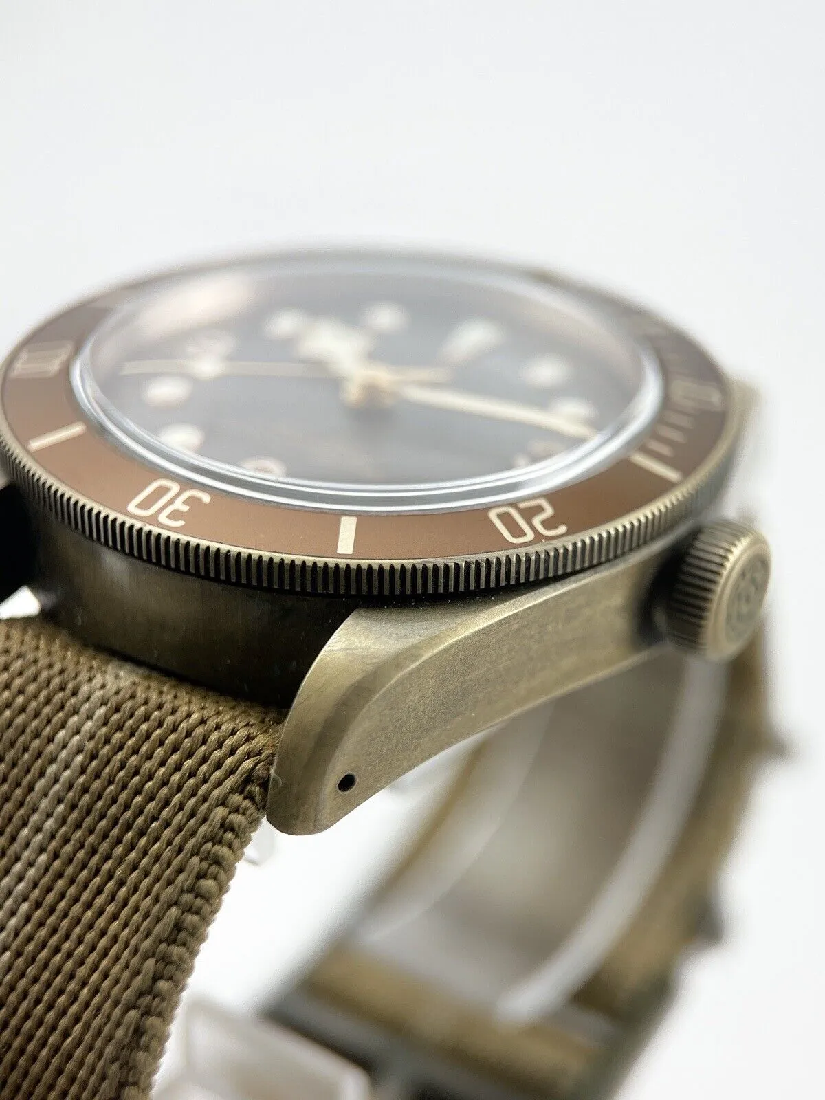 TUDOR Heritage Black Bay 79250B Bronze Brown Dial Automatic Men's Watch B&P