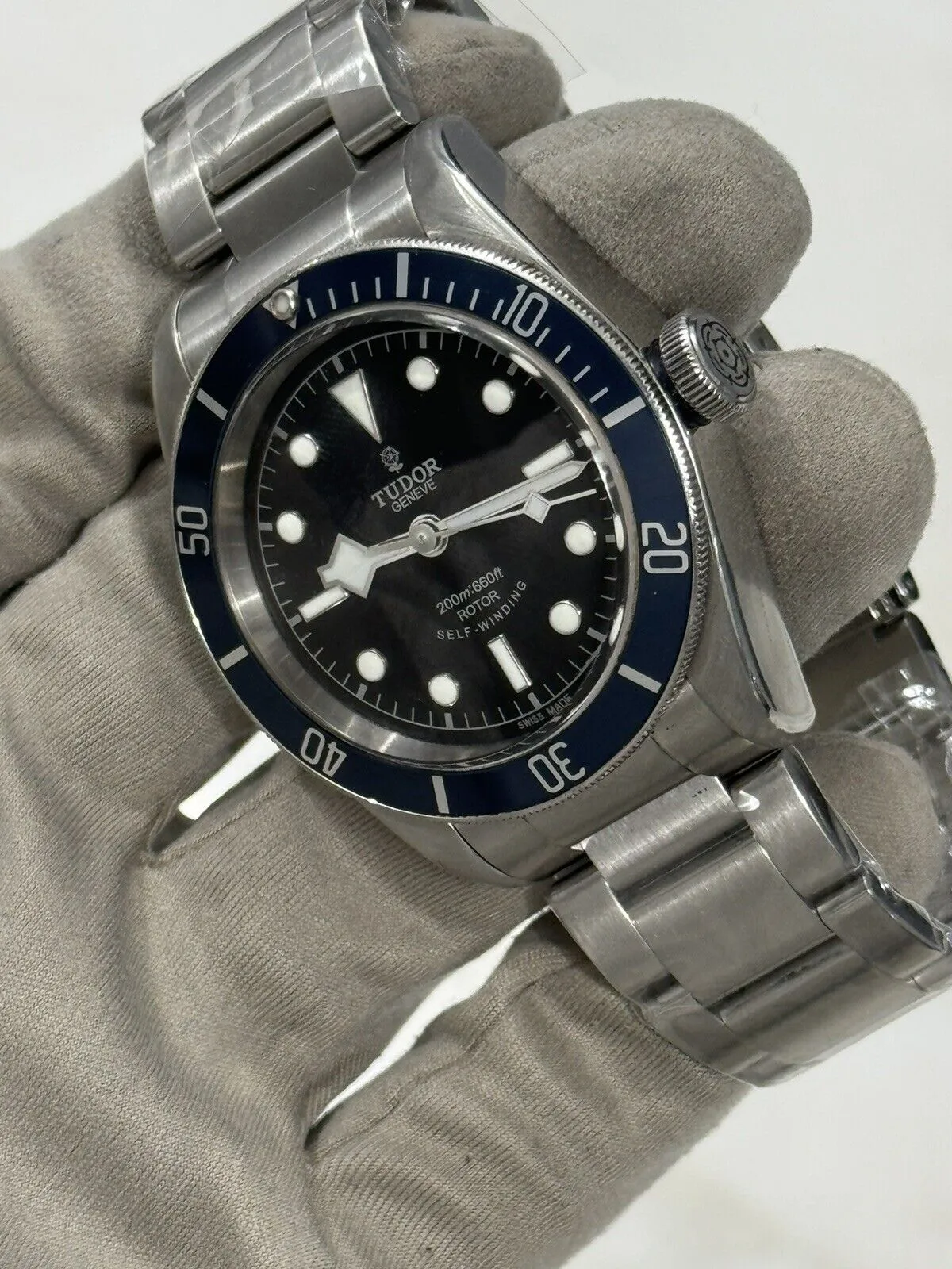 Tudor Heritage Black Bay Blue Steel Blue 41mm Automatic Men’s Watch 79220B