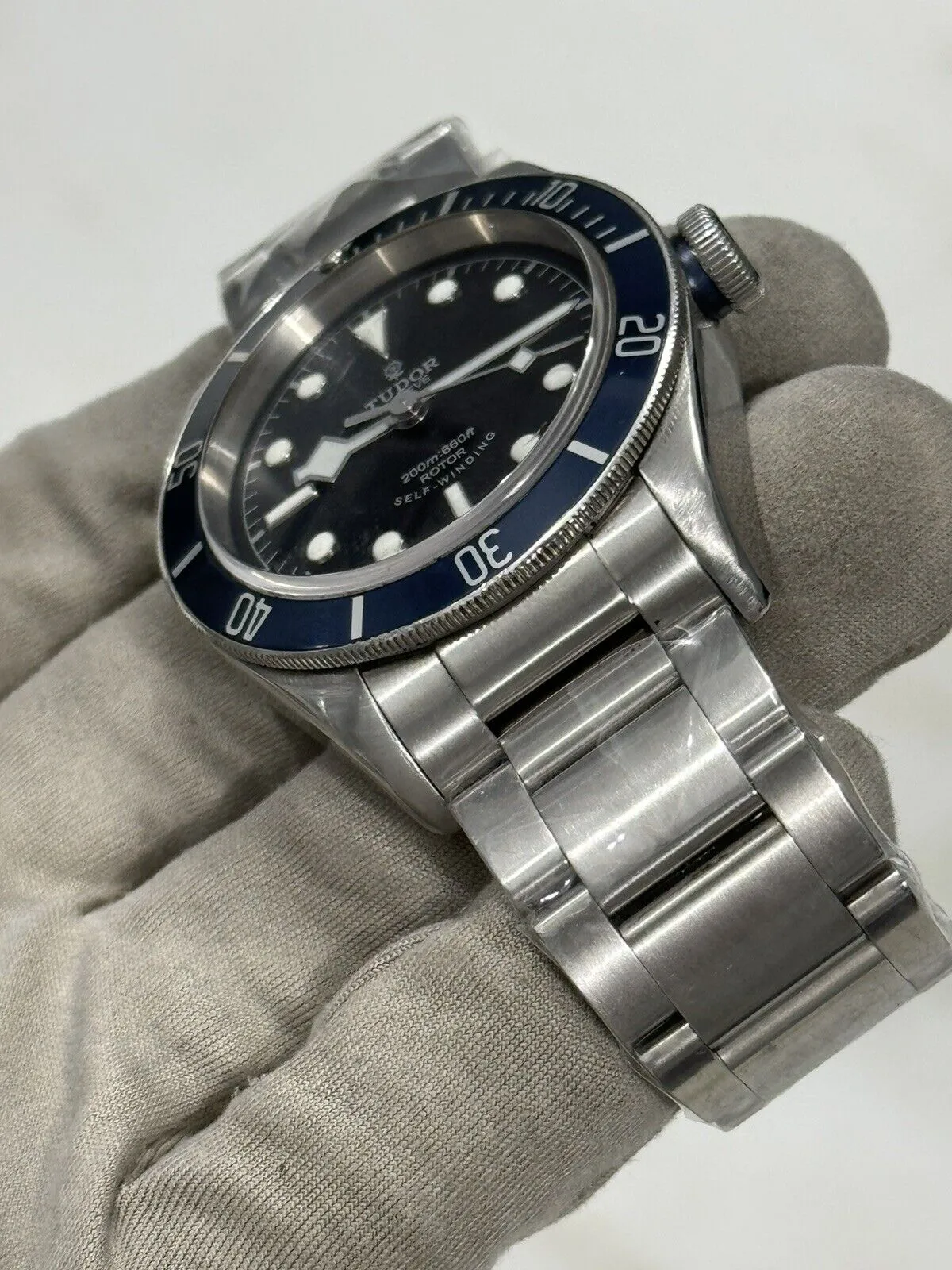 Tudor Heritage Black Bay Blue Steel Blue 41mm Automatic Men’s Watch 79220B