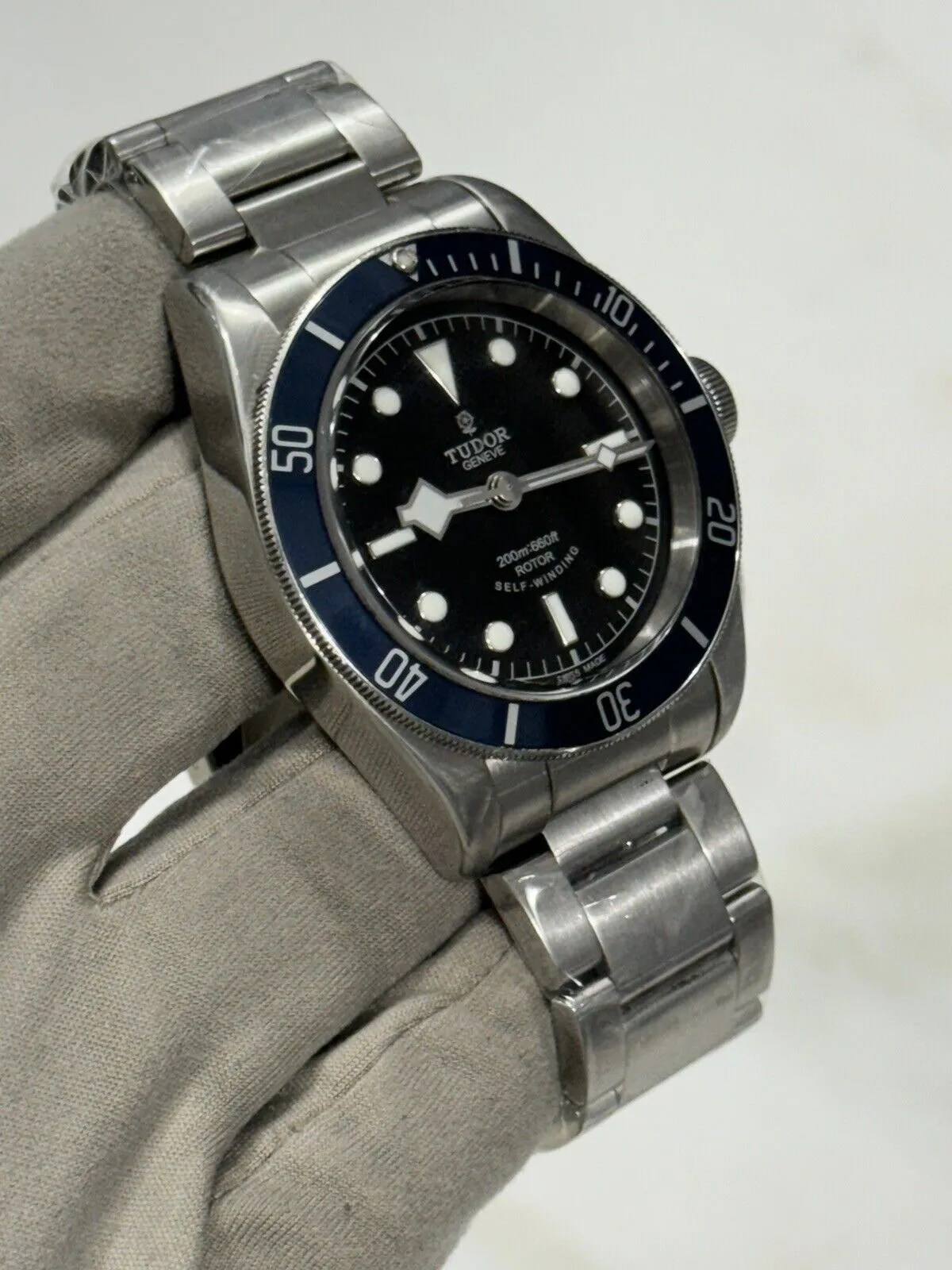 Tudor Heritage Black Bay Blue Steel Blue 41mm Automatic Men’s Watch 79220B