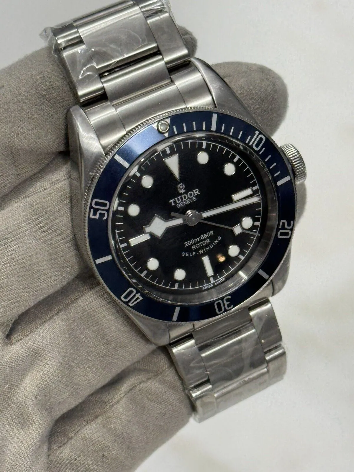 Tudor Heritage Black Bay Blue Steel Blue 41mm Automatic Men’s Watch 79220B