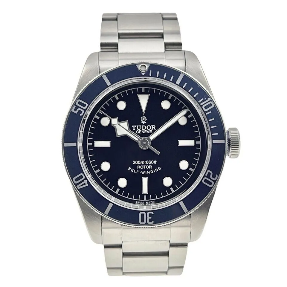 Tudor Heritage Black Bay Blue Steel Blue 41mm Automatic Men’s Watch 79220B