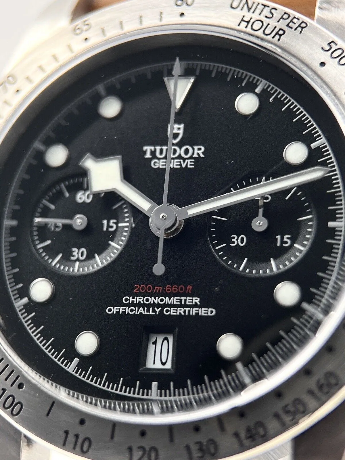TUDOR Heritage BLACK BAY CHRONOGRAPH BLACK DIAL 41MM Automatic 79350 B/P