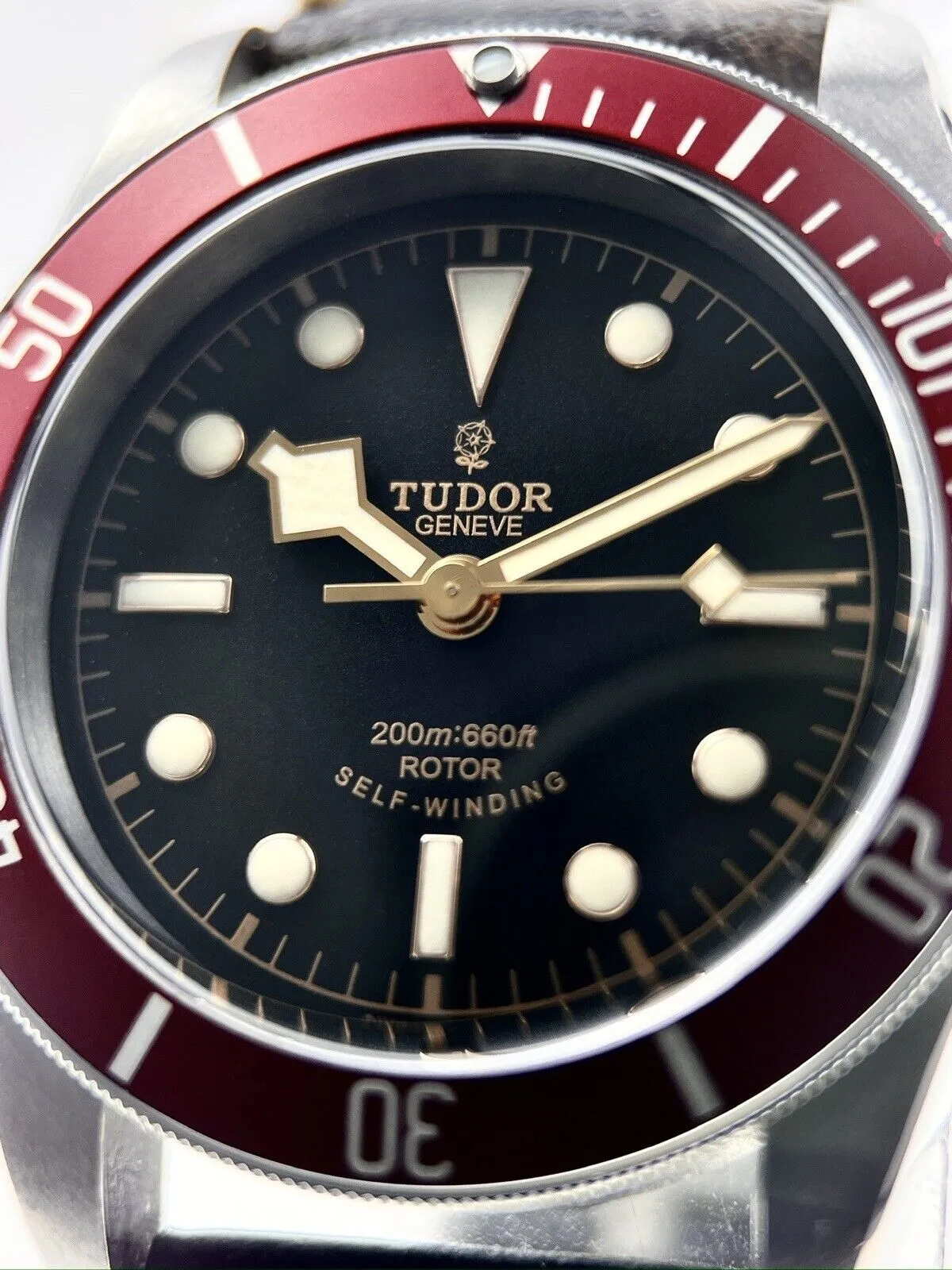 TUDOR Heritage Black Bay Red Men's Automatic Watch - 79230R Box & Paper 2012