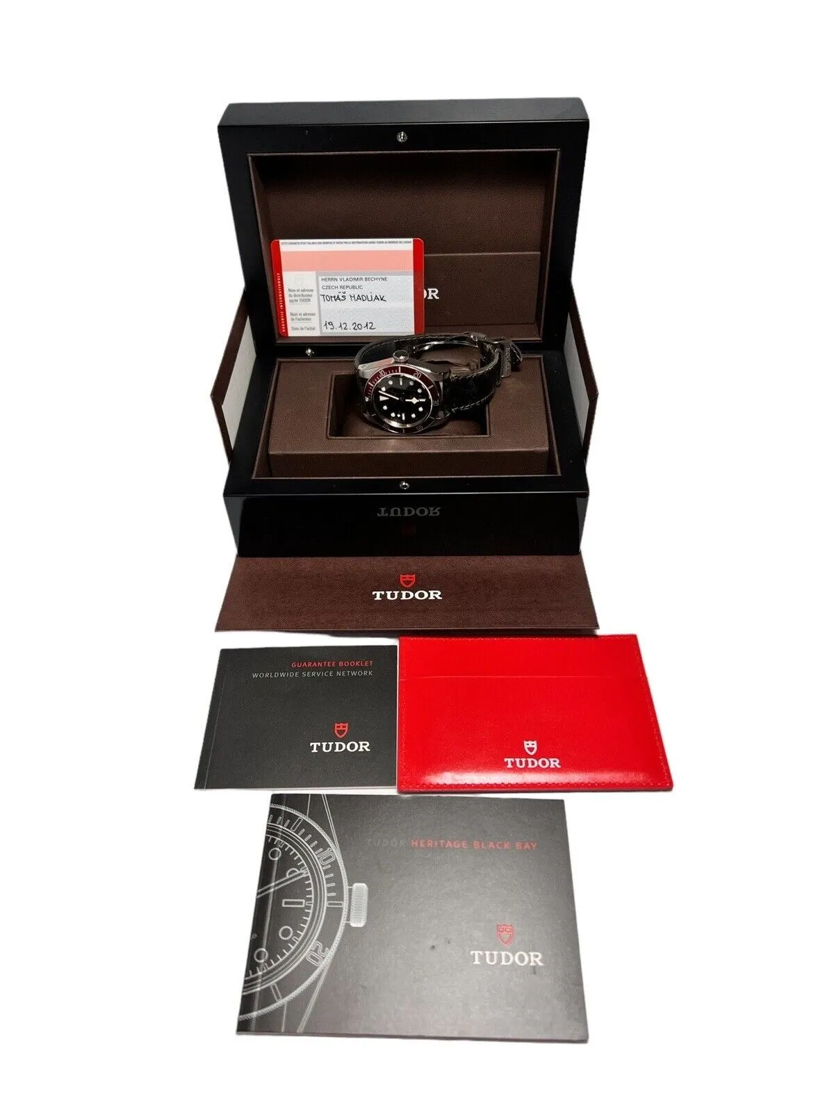 TUDOR Heritage Black Bay Red Men's Automatic Watch - 79230R Box & Paper 2012