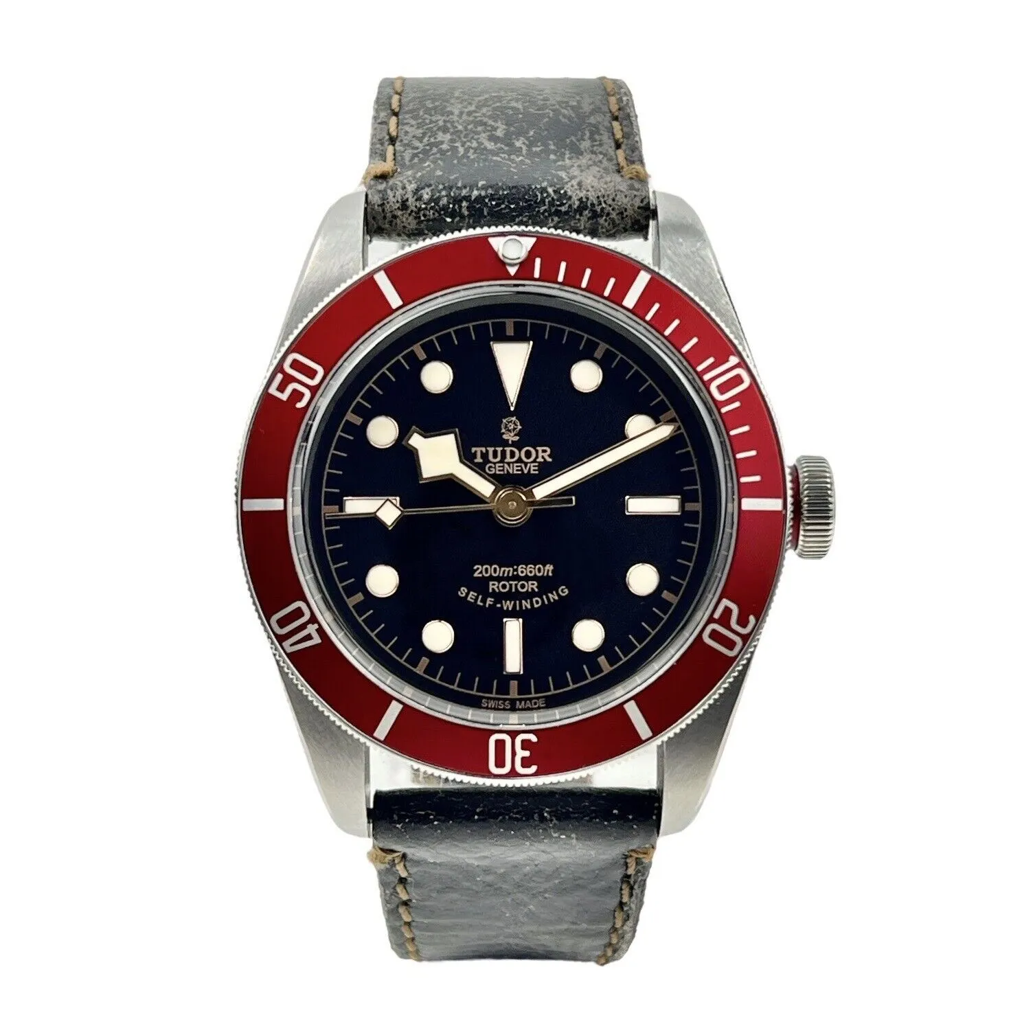 TUDOR Heritage Black Bay Red Men's Automatic Watch - 79230R Box & Paper 2012