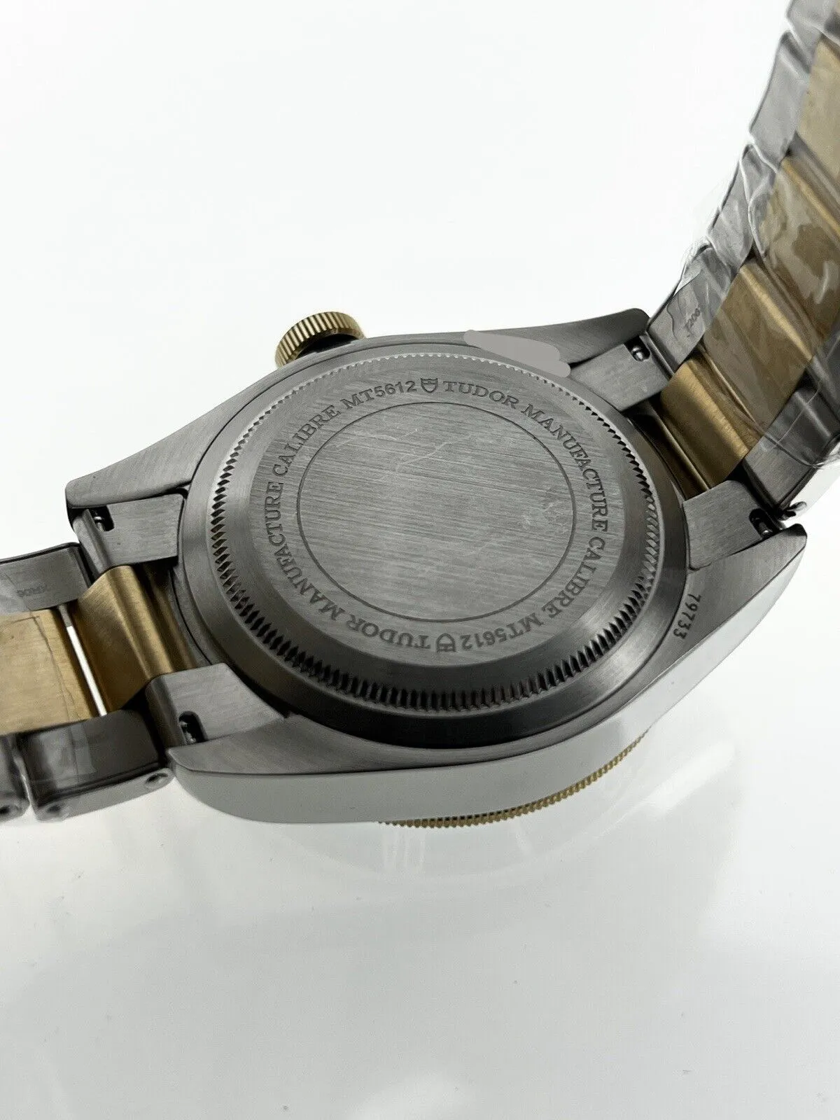 TUDOR Heritage Black Bay S&G 79733N Date 2 Tone 18k Gold Automatic Watch