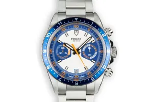 Tudor Heritage Chrono 70330 Blue Dial With Box